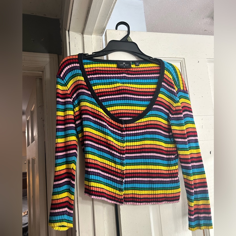 Lazy Oaf Multicolor Striped Sweater